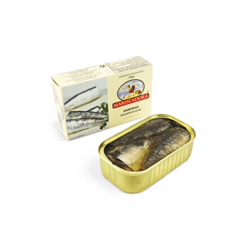 Sardinas en aceite de oliva 3/4 Piezas