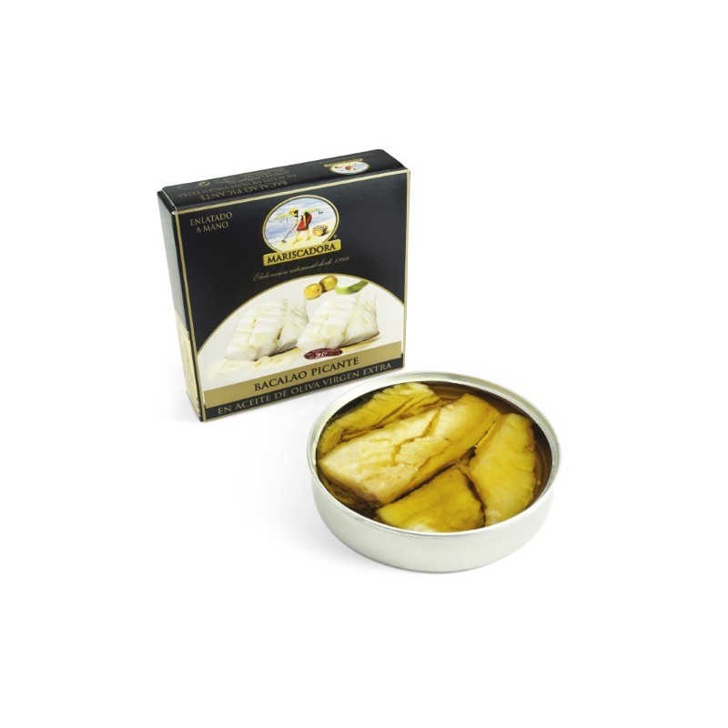 Bacalao en aceite de oliva virgen extra picante